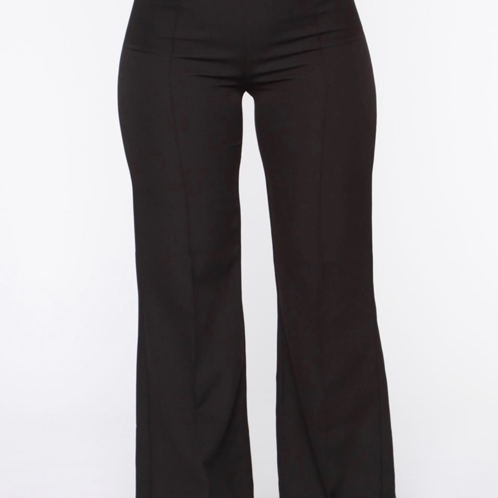 TWO PIECE FRONT RUCHING PANTS SUIT - Picture 6 of 10